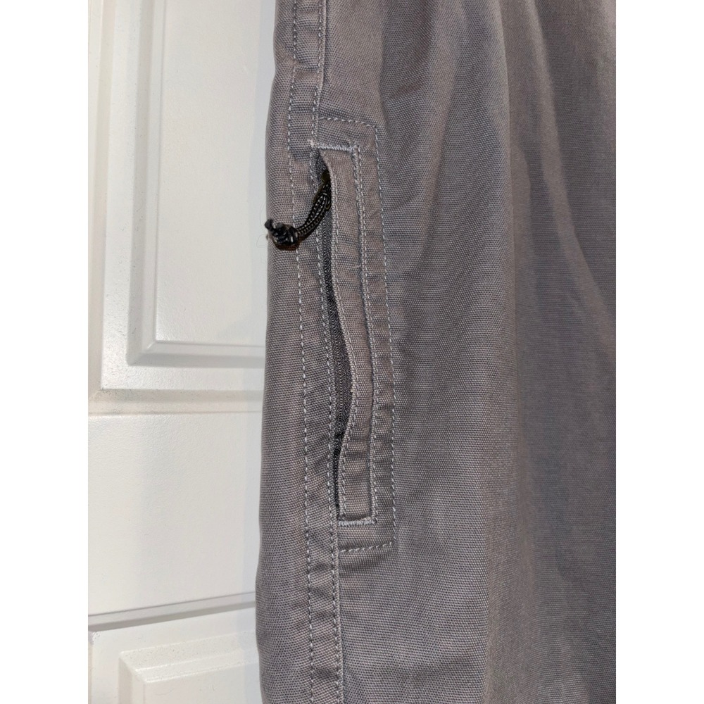 GH Bass & Co Mens Grey Canvas Utility Pants Straight Leg 32x32 PL109862 - Picture 2 of 6